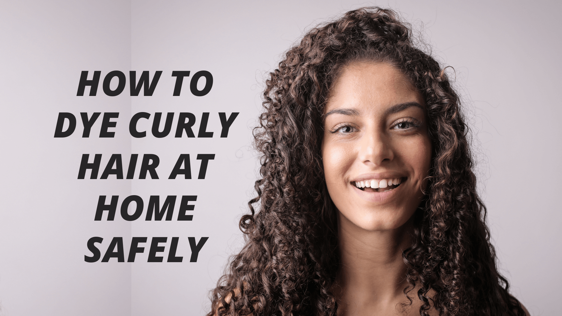 How to Dye Curly Hair at Home Without Damage - curly girl life